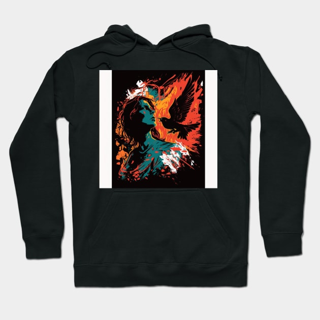 Phoenix Goddess Hoodie by AstroRisq